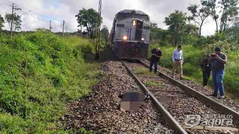 Homem morre atropelado por trem em São Carlos