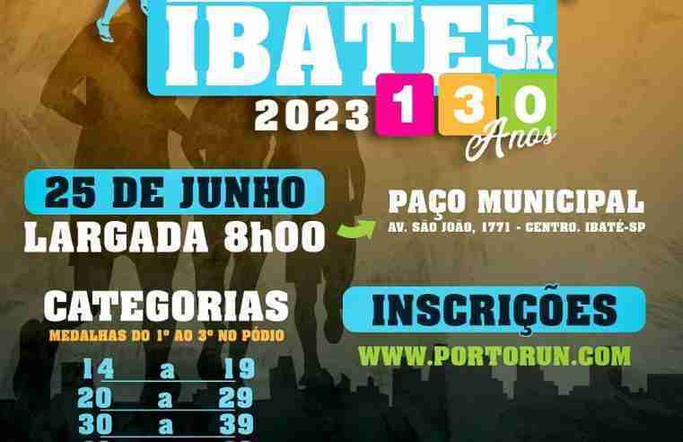 Secretaria de Esportes abre inscrições para Corrida de Pedestre em comemoração aos 130 anos de Ibaté