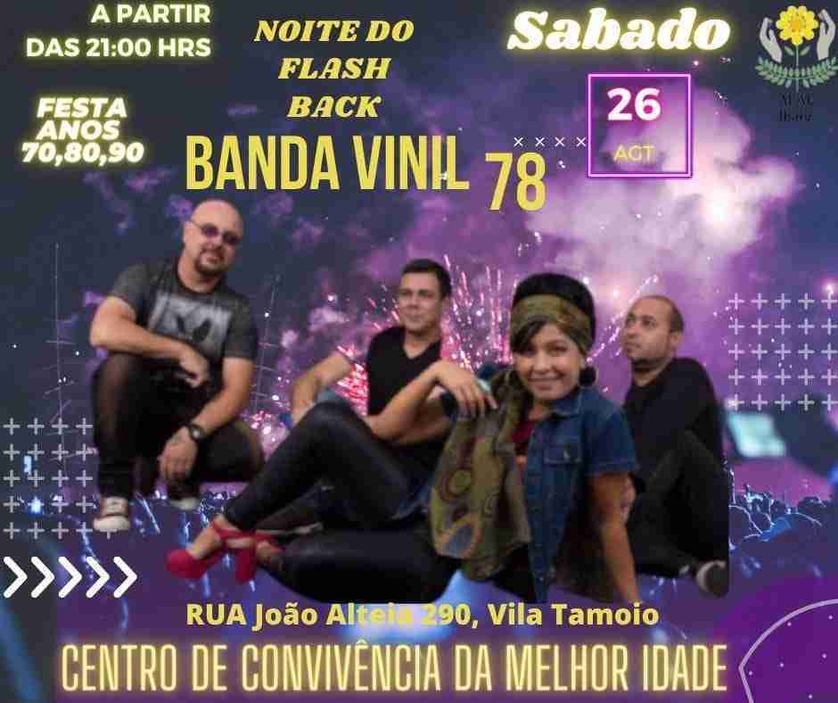 APAE DE IBATÉ REALIZA NESTE SÁBADO A PRIMEIRA NOITE FLASH BACK COM A BANDA VINIL 78