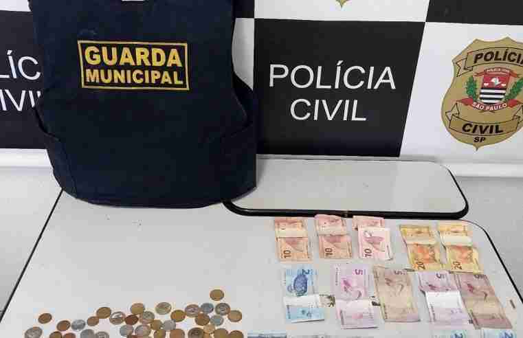 Ladrão menor de idade é preso após furto em loja no Centro de Ibaté e moto furtada é recuperada
