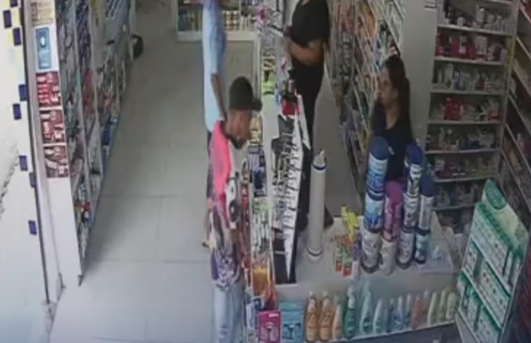 Ladrões armados assaltam farmácia Multi drogas no Santa Terezinha em Ibaté