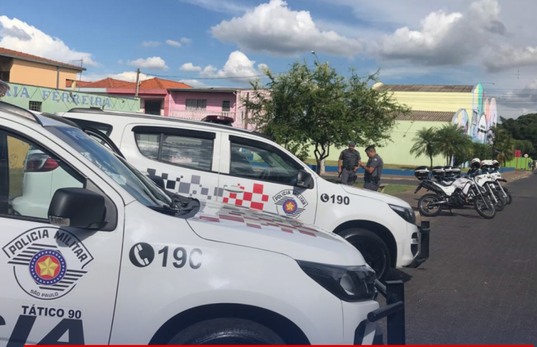 Polícia Militar realiza operação saturação em Ibaté com apoio da Rocam e Força Tática