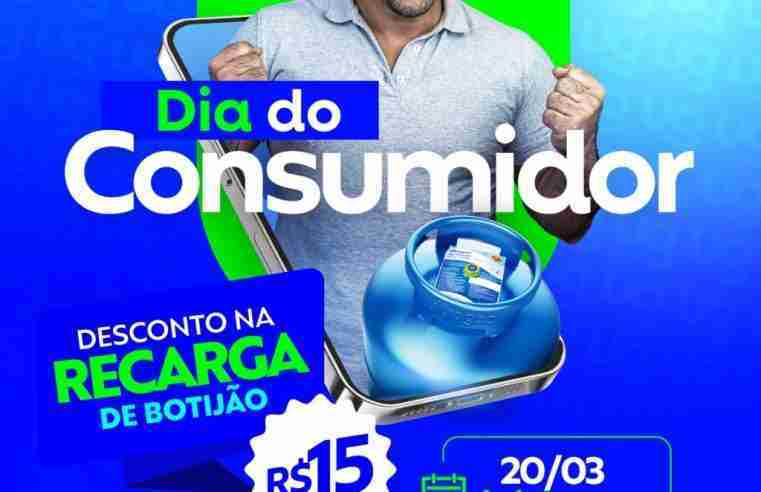 R.R. Gás e Ultragaz estão preparando um super desconto em comemoração ao Dia do Consumidor