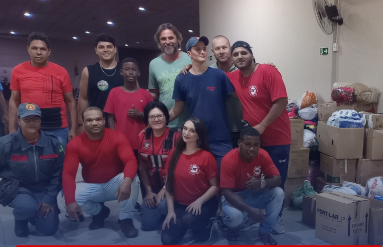 Grei está apoiando os bombeiros sem fronteiras na campanha de arrecadação em Ibaté