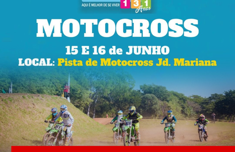 Motocross e atividades religiosas movimentam o final de semana em comemoração aos 131 anos de Ibaté