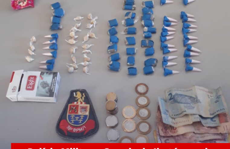 Polícia Militar e Guarda de Ibaté prende homem com drogas na Popular