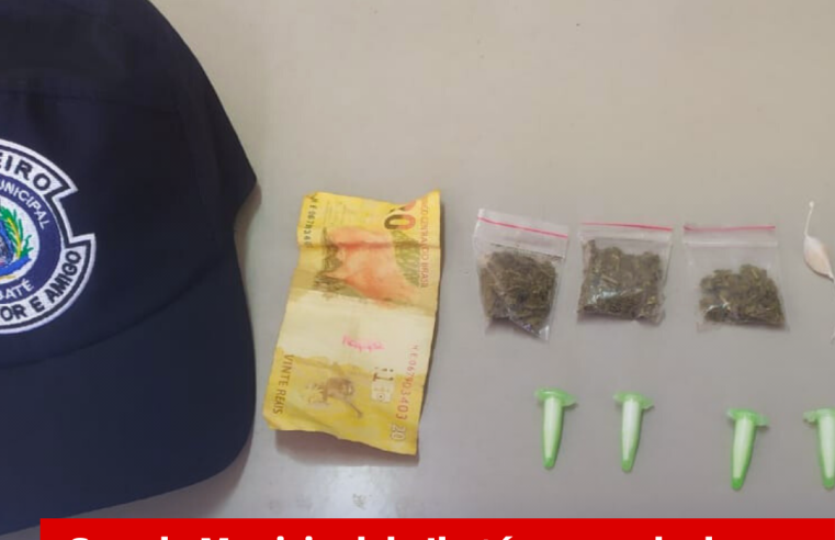 Guarda Municipal de Ibaté apreende drogas na Popular