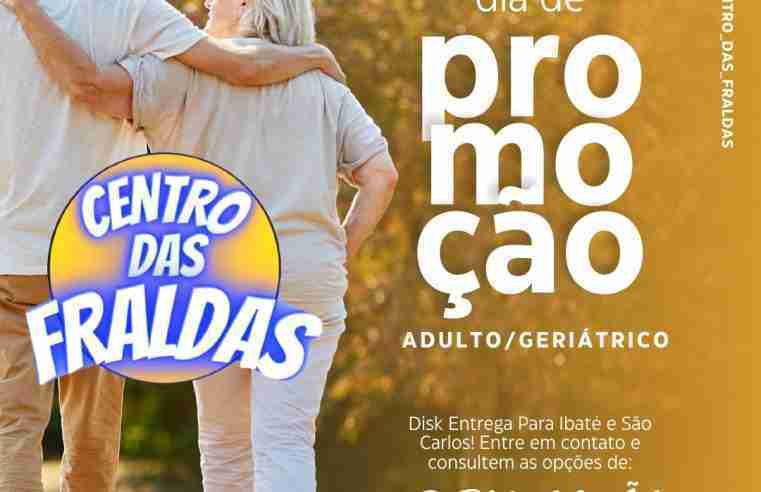 Centro das Fraldas possui ampla linha de fraldas geriátricas em Ibaté e São Carlos