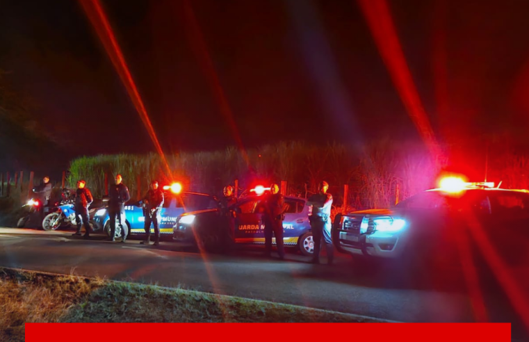 Guarda Municipal e Polícia Militar realizam operação saturação na zona rural de São Carlos
