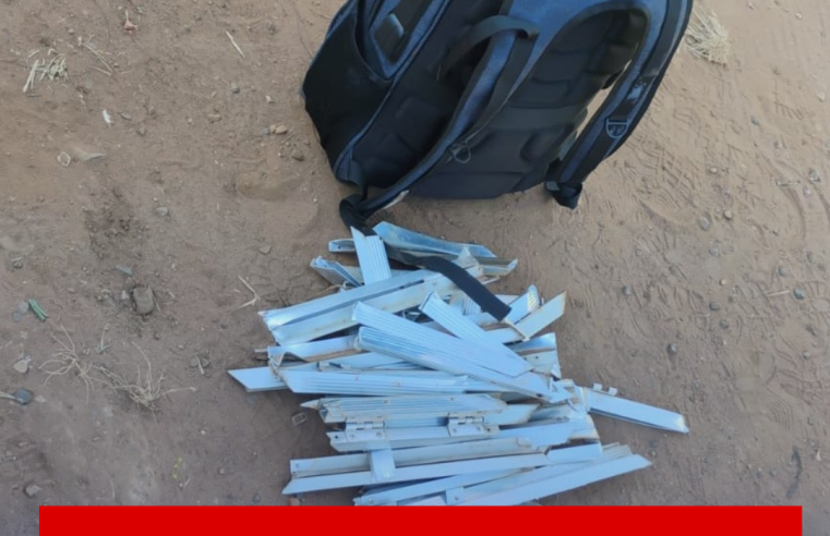 Homem é preso pela Guarda Municipal após furtar 37 peças de alumínio do cemitério de Ibaté