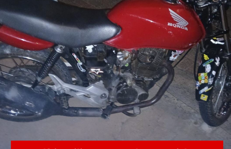 Polícia Militar apreende motocicleta adulterada no Jardim Cruzado