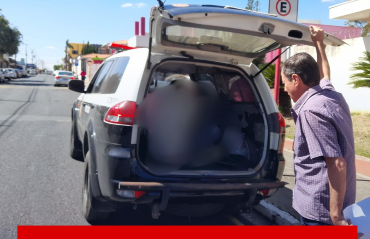 Polícia Cívil de Ibaté prende individuo durante Operação SHAMAR