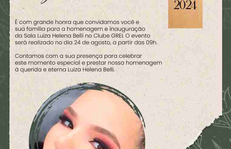 Grei faz homenagem e sala de ballet vai se chamar Luiza Belli
