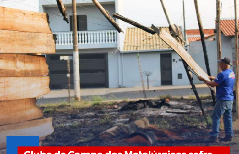 Clube de Campo dos Metalúrgicos sofre possível incêndio criminoso