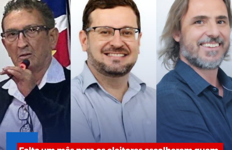 Falta um mês para os eleitores escolherem quem será o novo prefeito de Ibaté e você já se decidiu?