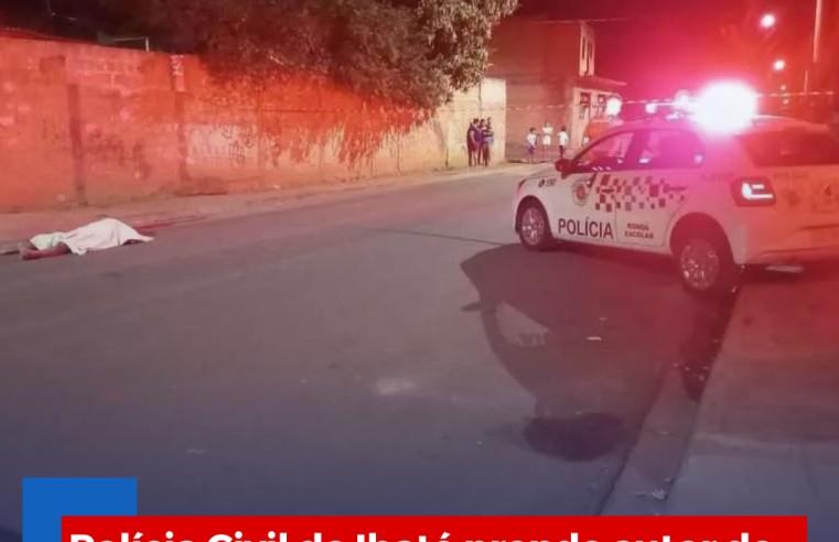 Polícia Civil de Ibaté prende autor de homicídio no Jardim Cruzado