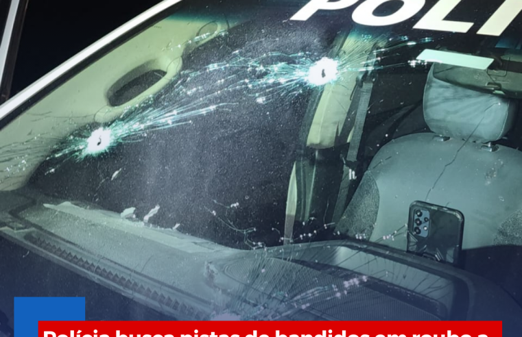 Polícia busca pistas de bandidos em roubo a carro forte que terminou com Militar de São Carlos baleado