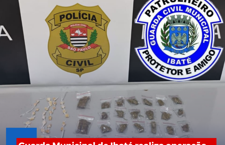 Guarda Municipal de Ibaté realiza operação em conjunto com a Polícia Militar no Jardim Cruzado