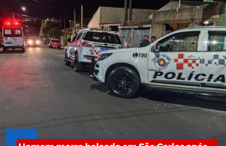 Homem morre baleado em São Carlos após confronto com militares da Força Tática