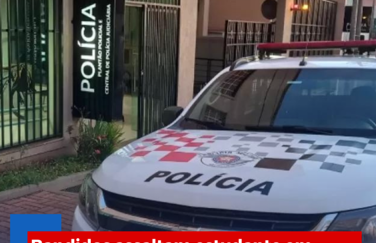 Bandidos assaltam estudante em Araraquara e levam até a bíblia dele