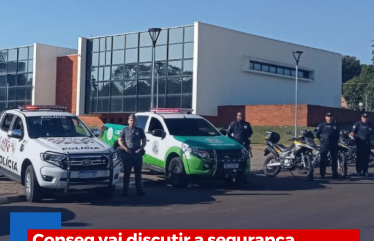 Conseg vai discutir a segurança pública de Ibaté nesta quinta-feira