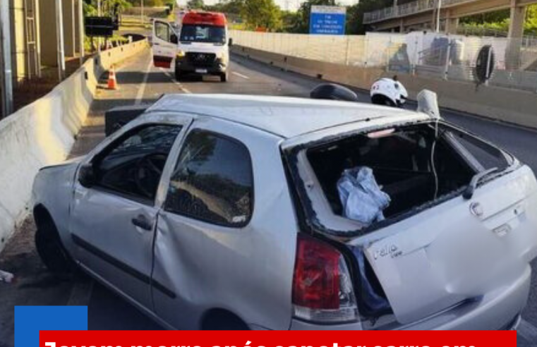 Jovem morre após capotar carro em São Carlos