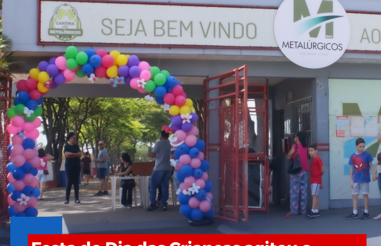 Festa do Dia das Crianças agitou o Clube de Campo dos Metalúrgicos
