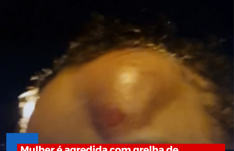 Mulher é agredida com grelha de churrasqueira em São Carlos e agressor acaba preso