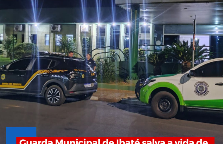 Guarda Municipal de Ibaté salva a vida de jovem que queria cortar o próprio pescoço