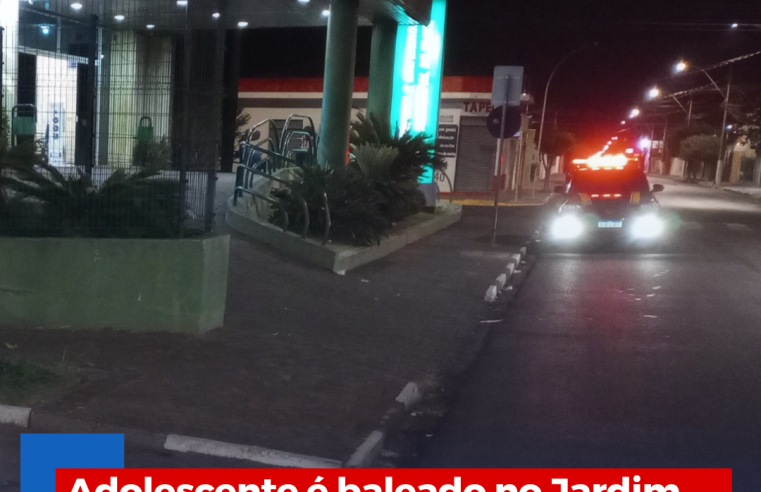 Adolescente é baleado no Jardim Icaraí em Ibaté