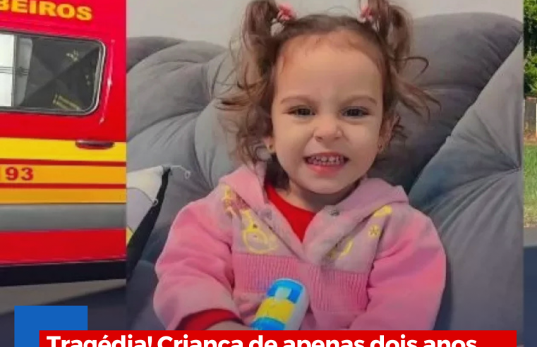 Tragédia! Criança de apenas dois anos morre afogada em Araraquara