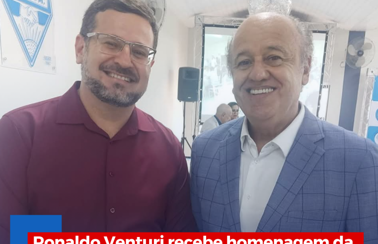 Ronaldo Venturi recebe homenagem da Associação dos Servidores Públicos de Araraquara