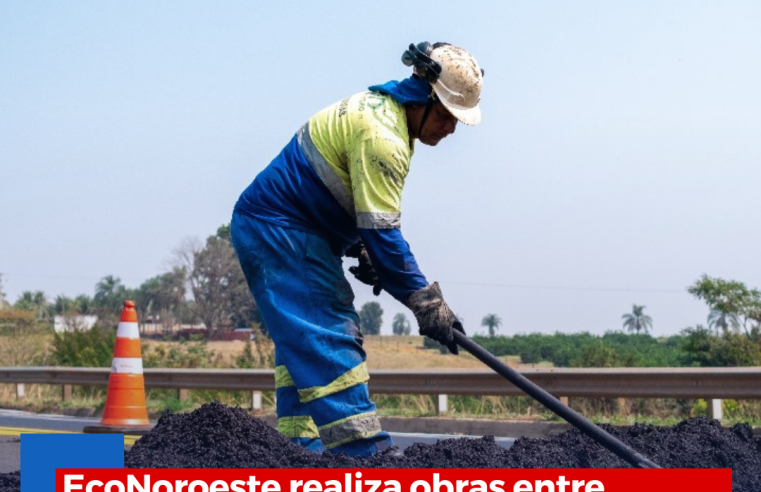 EcoNoroeste realiza obras entre Araraquara e Ibaté nesta quinta-feira dia 12