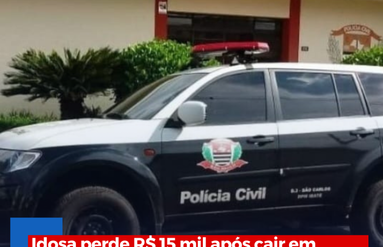 Idosa perde R$ 15 mil após cair em golpe e afirmar que foi dopada em Ibaté