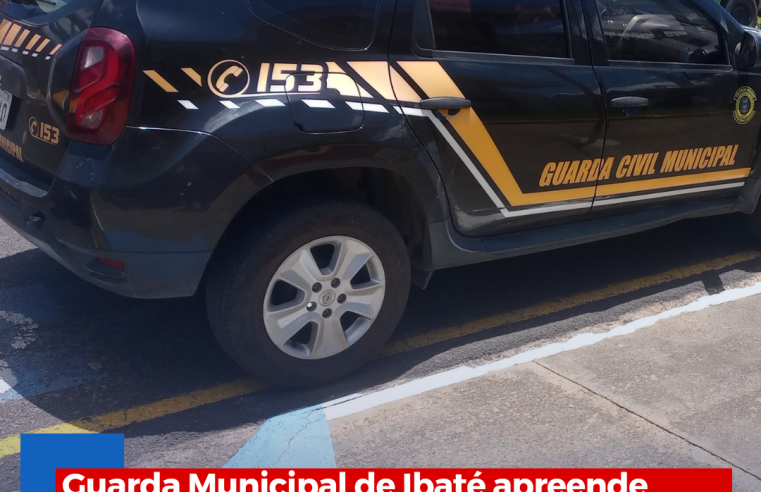 Guarda Municipal de Ibaté apreende drogas na região do Jardim Icaraí em Ibaté