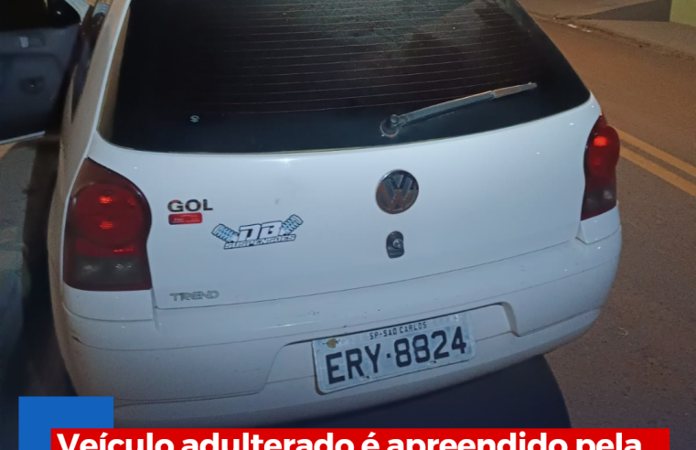 Veículo adulterado é apreendido pela Guarda Municipal de São Carlos