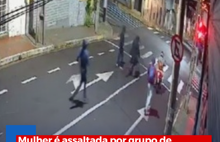 Mulher é assaltada por grupo de bandidos no Centro de Araraquara