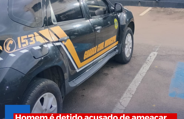 Homem é detido acusado de ameaçar de morte o comandante da Guarda de Ibaté e o cachorro dele
