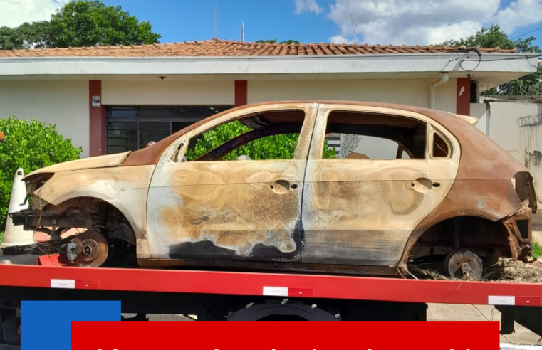 Gol é encontrado queimado na área rural de Ibaté
