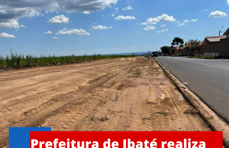 Prefeitura de Ibaté realiza limpeza no CDHU