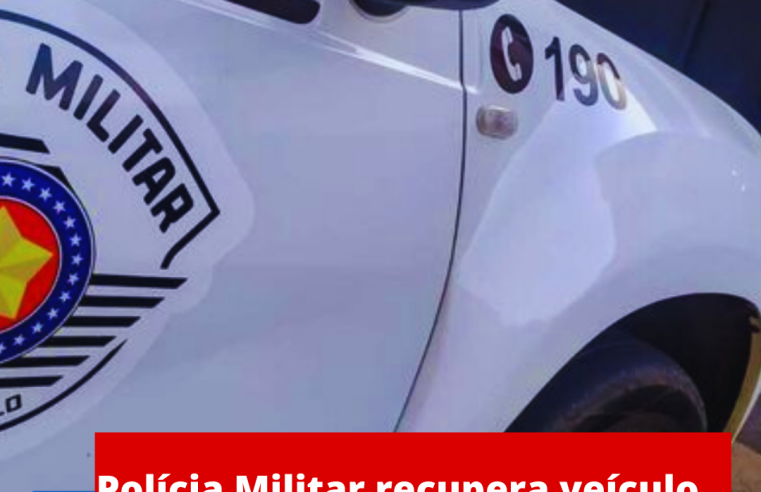 Polícia Militar recupera veículo roubado em São Carlos