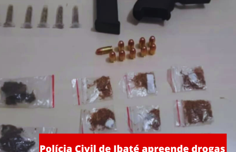 Polícia Civil de Ibaté apreende drogas e arma no Jardim Cruzado