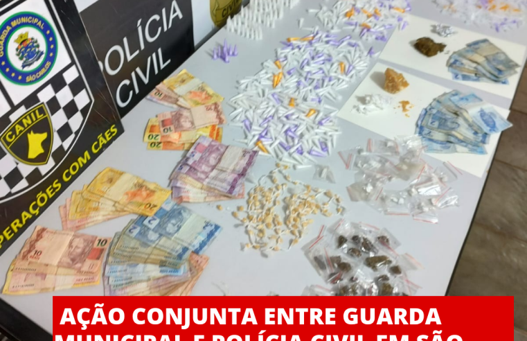 AÇÃO CONJUNTA ENTRE GUARDA MUNICIPAL E POLÍCIA CIVIL EM SÃO CARLOS
