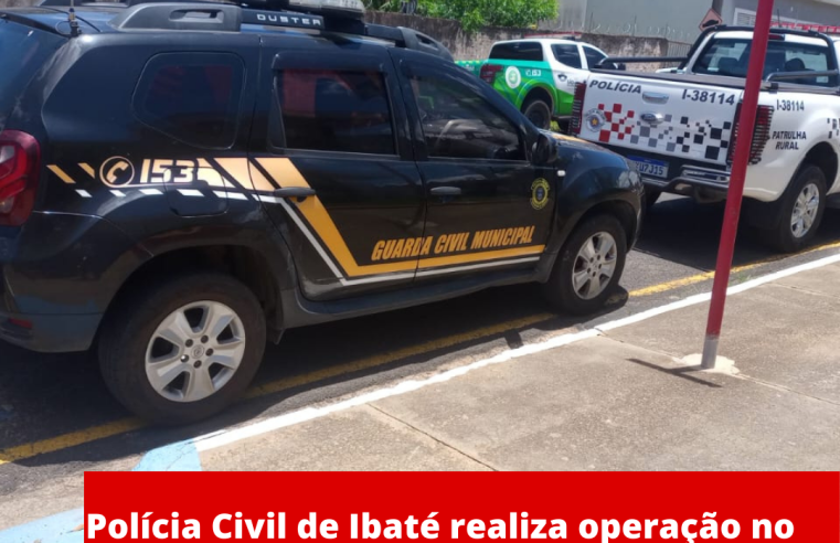 Polícia Civil de Ibaté realiza operação no combate a violência doméstica