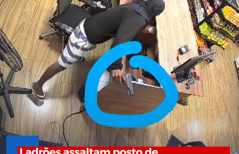 Ladrões assaltam posto de combustíveis na Washington Luís em Ibaté