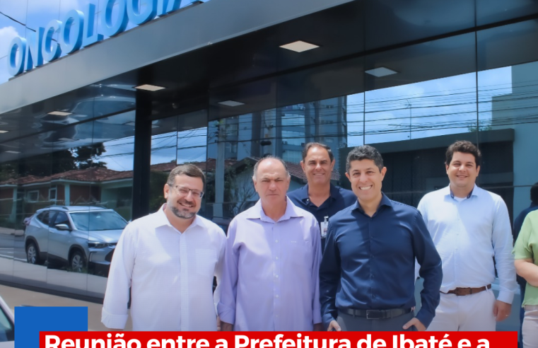 Reunião entre a Prefeitura de Ibaté e a Santa Casa visa melhorar o atendimento à população