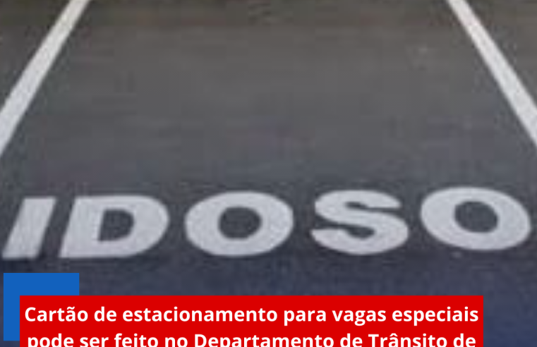 Cartão de estacionamento para vagas especiais pode ser feito no Departamento de Trânsito de Ibaté