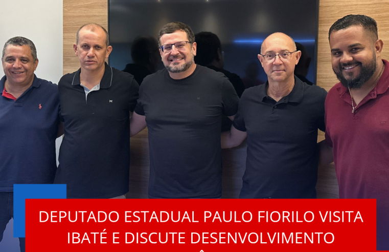 Deputado Estadual Paulo Fiorilo visita Ibaté e discute desenvolvimento econômico