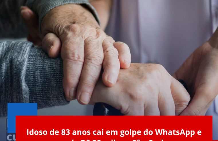 Idoso de 83 anos cai em golpe do WhatsApp e perde R$ 38 mil em São Carlos