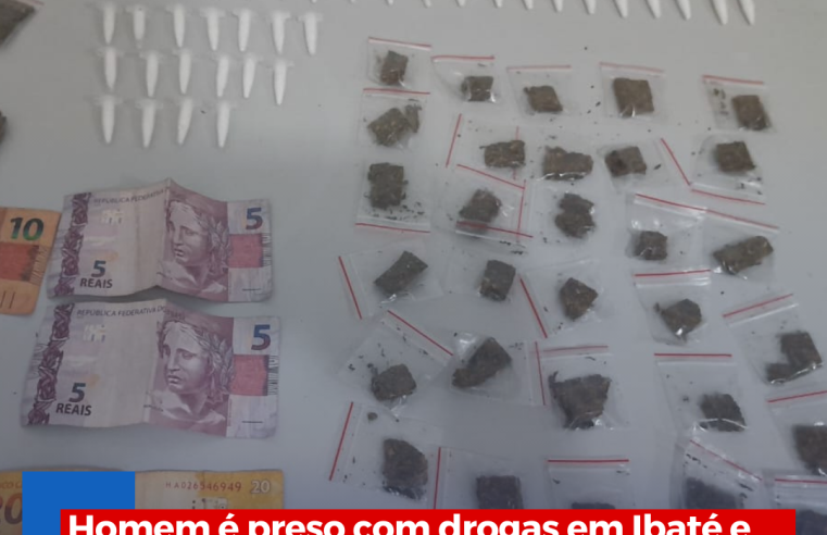 Homem é preso com drogas em Ibaté e afirma que traficava para pagar agiota